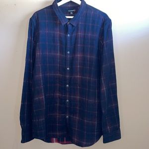 Treasure & Bond Men’s Plaid Flannel Shirt size XXL